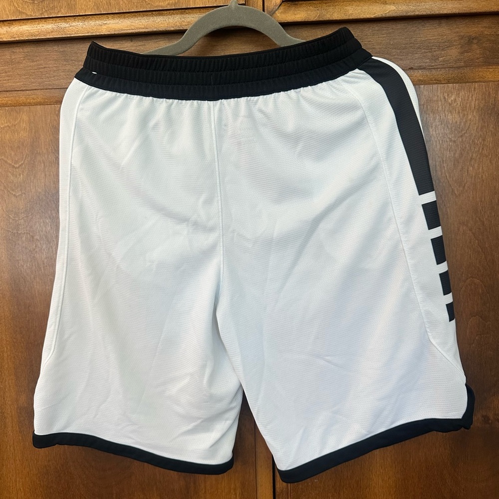 Nike White Basketball Shorts